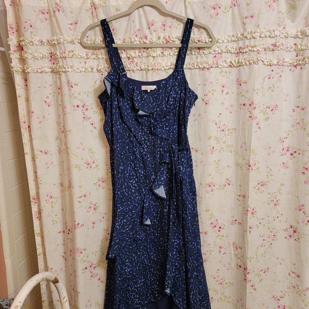 Parker Midnight Blue High Low Dress - Picture 4 of 10